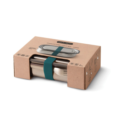 Logotrade firmakingid pilt: Black+Blumi roostevabast terasest suur söögikarp