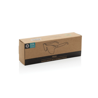 Logotrade reklaamkingi foto: Bambusraamiga Prism RCS taaskasutatud plastikust päikeseprillid