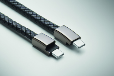 Logo trade reklaamkingid foto: Punutud käevõru andmeedastuskaabel C-tüüp FAULETI