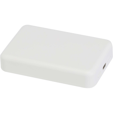 Logo trade reklaamkingi pilt: Acrab 10 000 mAh 15W magnetiline juhtmevaba varupank 20W PD-ga - valmistatud taaskasutatud plastist