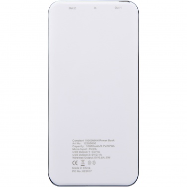 Logo trade liikelahjat tuotekuva: Langaton Constant-varavirtalähde LED-näytöllä, 10 000 mAh