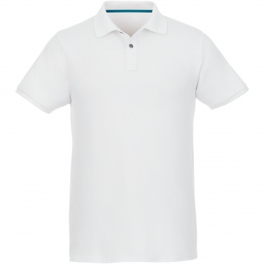 Logo trade mainoslahjat tuotekuva: Beryl short sleeve men's organic recycled polo
