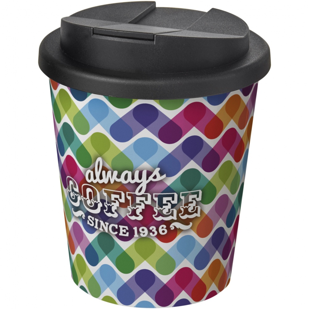 Logotrade mainoslahja tuotekuva: Brite-Americano® Espresso 250 ml muki, läikyttämätön kansi