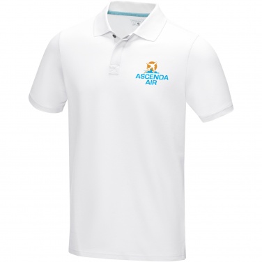 Logo trade mainostuotet tuotekuva: Graphite short sleeve men’s organic polo