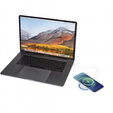 Logotrade mainostuote tuotekuva: Peak magneettinen 10 W:n langaton latausalusta