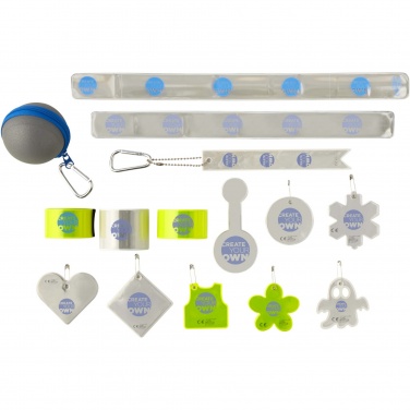 Logotrade liikelahjat mainoslahjat tuotekuva: Heijastavien tuotteiden näytepakkaus