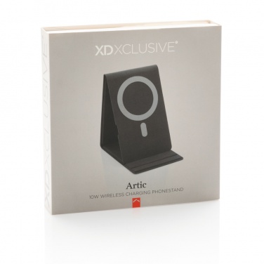 Logo trade liikelahja mainoslahja tuotekuva: Artic Magneettinen 10W langaton latausjalusta