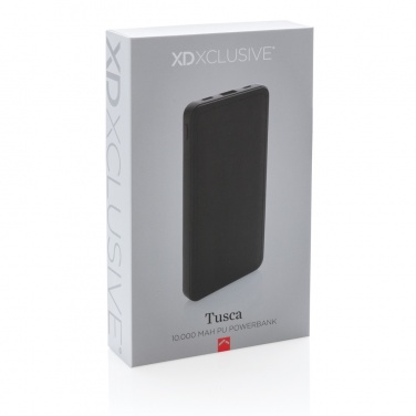 Logo trade liikelahja kuva: Tusca 10.000 mAh PU varavirtalähde