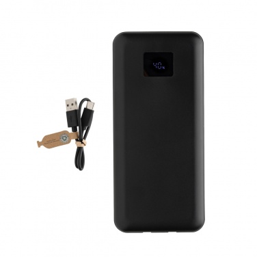 Logotrade liikelahja mainoslahja kuva: Gridley 20000mAh 65W tietokonevirtapankki RCS muovista