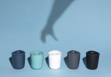 Logo trade mainoslahja ja liikelahja tuotekuva: Minimalistinen antimikrobinen kahvimuki