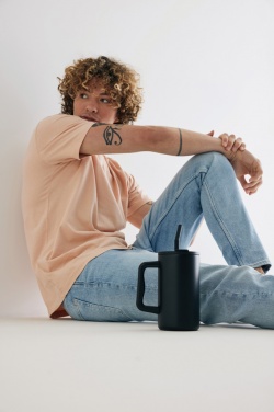 Logo trade mainoslahjat tuotekuva: Cube RCS -sertifioitu muki kierrätetystä teräksestä 800ml