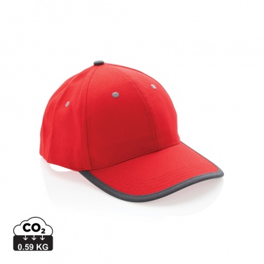 Logotrade mainostuote tuotekuva: Impact AWARE™ lippalakki 6 paneelilla harjatusta puuvillasta