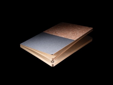 Logotrade mainoslahja tuotekuva: A5 vihko korkista ja kraftista