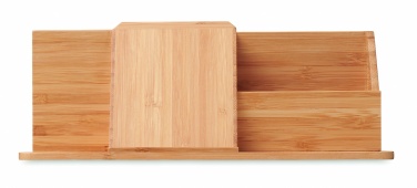 Logotrade mainoslahjat kuva: Bambu langaton laturi 10W GROOVY