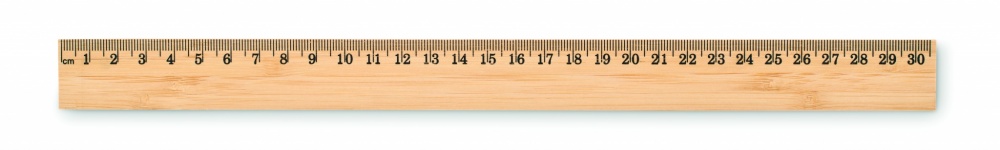 Logotrade mainostuotet kuva: Viivain 30 cm bambua