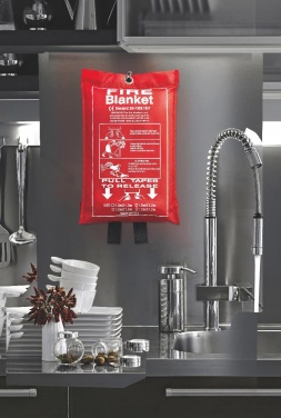 Logo trade liikelahja mainoslahja tuotekuva: Sammutuspeite 100x95 cm