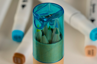 Logotrade mainoslahja tuotekuva: Puiset väriliidut BECKY