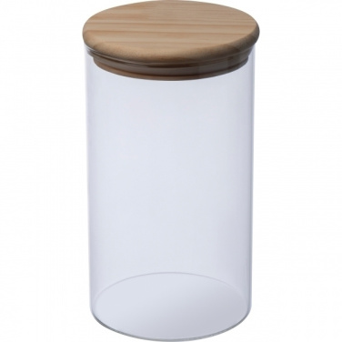 Logo trade liikelahja kuva: Borosilikaattisäiliö ONTARIO 1000 ml