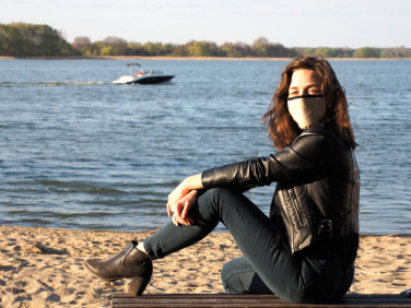 Logotrade liikelahjat mainoslahjat tuotekuva: MARS puuvillanaamari (koko M) 1379165