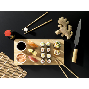 Logo trade liikelahjat tuotekuva: Temaki Bamboo Sushi Tray lahjasetti