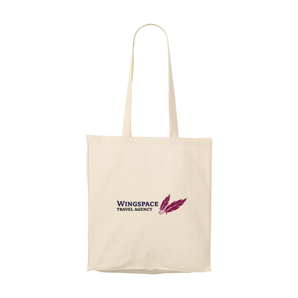 Logotrade mainoslahjat ja liikelahjat tuotekuva: Natural Square Bag (165 g/m²) puuvillakassi