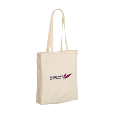 Logotrade mainoslahja ja liikelahja kuva: Natural Square Bag (165 g/m²) puuvillakassi