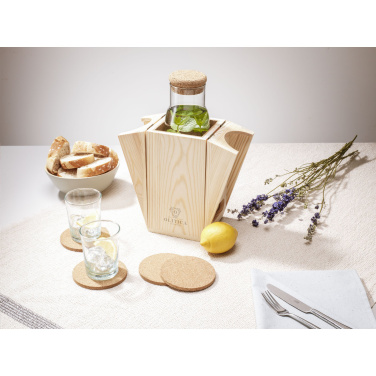 Logo trade liikelahjat mainoslahjat kuva: Zuja kierrätetty vesilasi 200 ml