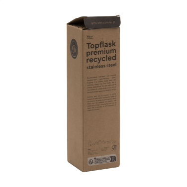 Logo trade mainoslahjat ja liikelahjat kuva: Topflask Premium RCS kierrätetystä teräksestä valmistettu juomapullo