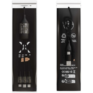 Logo trade mainoslahja kuva: SCX.design C50 100 W:n / 5 A:n pikalataava 5-in-1-kaapeli digitaalisella näytöllä