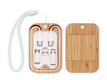 Logo trade mainostuotet tuotekuva: 15W langaton bambulaturi