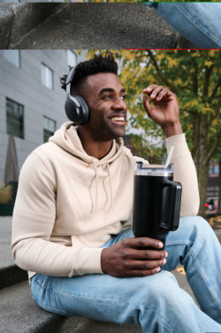 Logotrade mainoslahjat kuva: Stadley RCS kierrätysteräksestä valmistettu matkamuki 1200ML