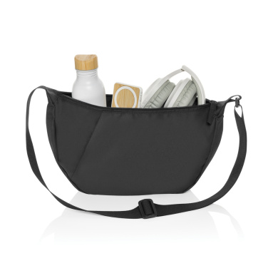 Logotrade liikelahjat mainoslahjat tuotekuva: Crescent XL AWARE™ RPET puolikuun muotoinen crossbody-laukku