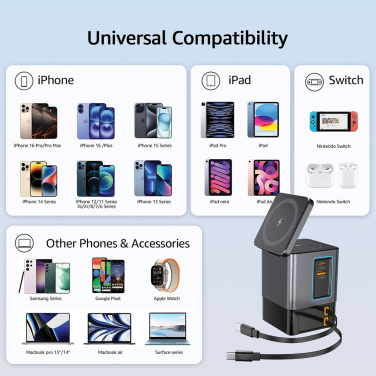 Logo trade mainostuote kuva: Urban Vitamin Sacramento 105WGAN -laturi, kaapelit