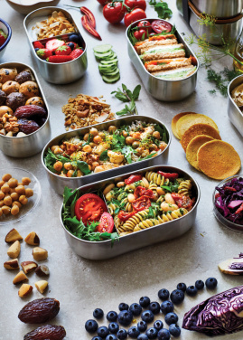 Logo trade mainoslahjat ja liikelahjat kuva: Black+Blum teräksestä valmistettu kaksiosainen eväsrasia