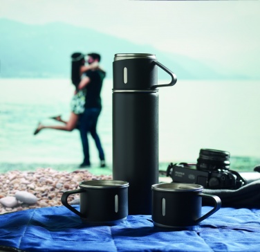 Logotrade firminės dovanos nuotrauka: Dvigubos sienelės butelio ir puodelio rinkinys