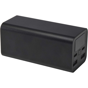 Logotrade firminės dovanos nuotrauka: „Acamar“ 20 000 mAh 70 W perdirbto aliuminio nešiojamojo kompiuterio išorinė baterija