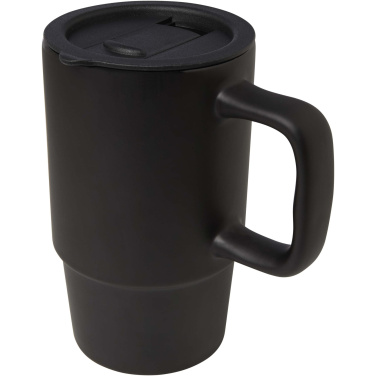 Logotrade firminės dovanos nuotrauka: Carter 450 ml keraminis puodelis su plastikiniu dangteliu