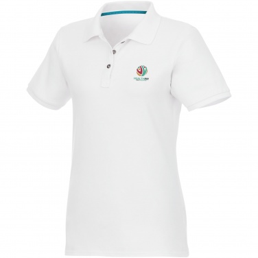 Логотрейд pекламные продукты картинка: Beryl short sleeve women's organic recycled polo
