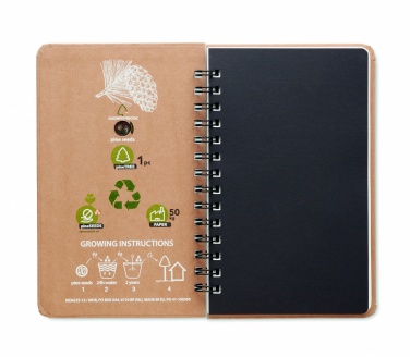 Логотрейд pекламные подарки картинка: Pine tree notebook