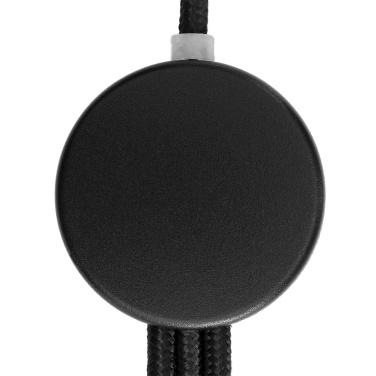 Логотрейд pекламные cувениры картинка: Длинный кабель 3 в 1 с подсвечиваемым логотипом для гравировки, W201TG