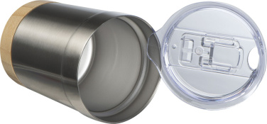 Лого трейд бизнес-подарки фото: Стакан из переработанной стали Турин