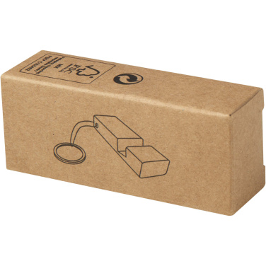 Логотрейд pекламные подарки картинка: Bosona бамбуковый держатель для мобильного телефона с брелком