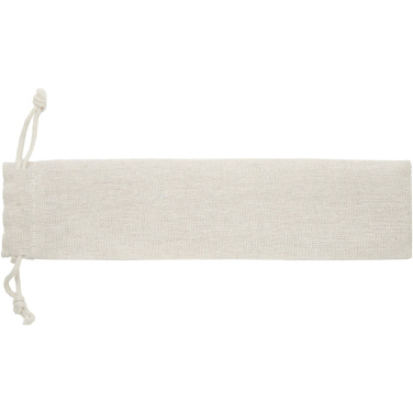 Лого трейд pекламные подарки фото: Набор столовых приборов из нержавеющей стали и бука Root из 5 предметов