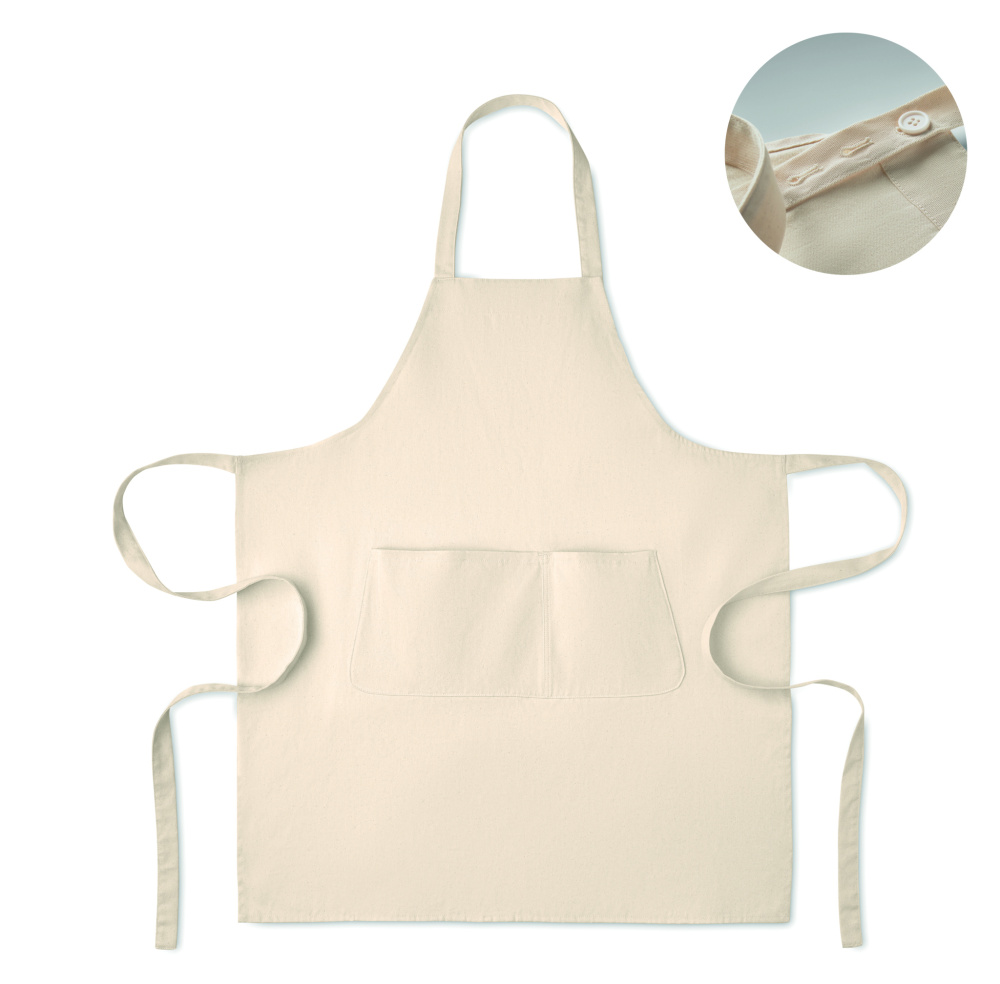 Логотрейд pекламные продукты картинка: Organic cotton apron 240 gr/m²
