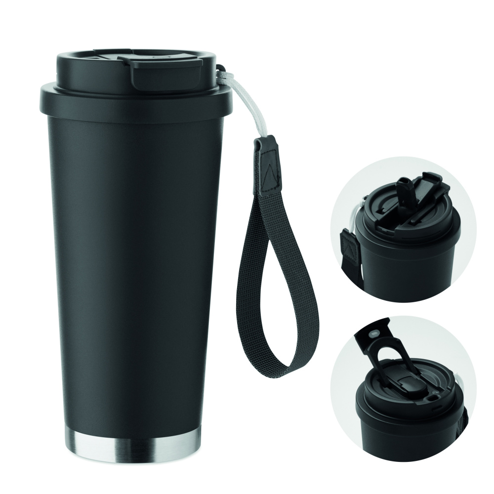 Логотрейд pекламные продукты картинка: Double wall tumbler 500ml