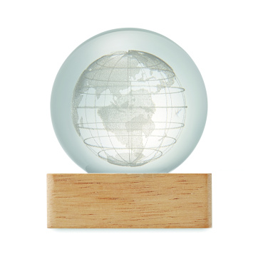 Логотрейд pекламные продукты картинка: LED globe glass ball