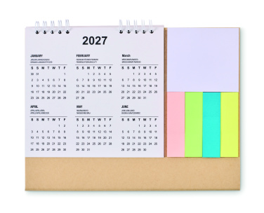 Логотрейд бизнес-подарки картинка: Desk calendar with memo pad