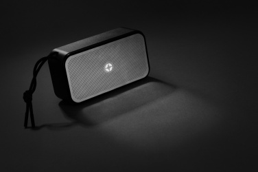 Логотрейд pекламные cувениры картинка: Низкочастотный динамик Swiss Peak RCS из переработанного алюминия мощностью 10 Вт