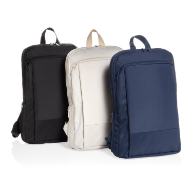 Логотрейд бизнес-подарки картинка: Тонкий рюкзак Flexpack Aware™ RPET для ноутбука 15,6 дюйма с возможностью расширения