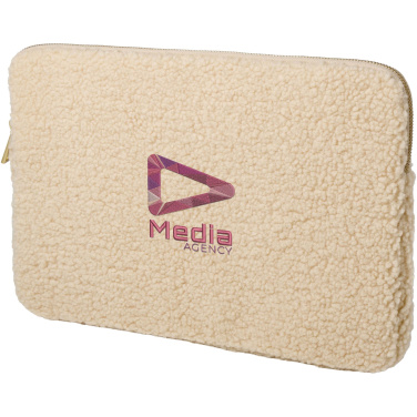Логотрейд pекламные cувениры картинка: Bear чехол для 13-дюймового ноутбука объемом 2 л из шерпы, переработанной по стандарту GRS